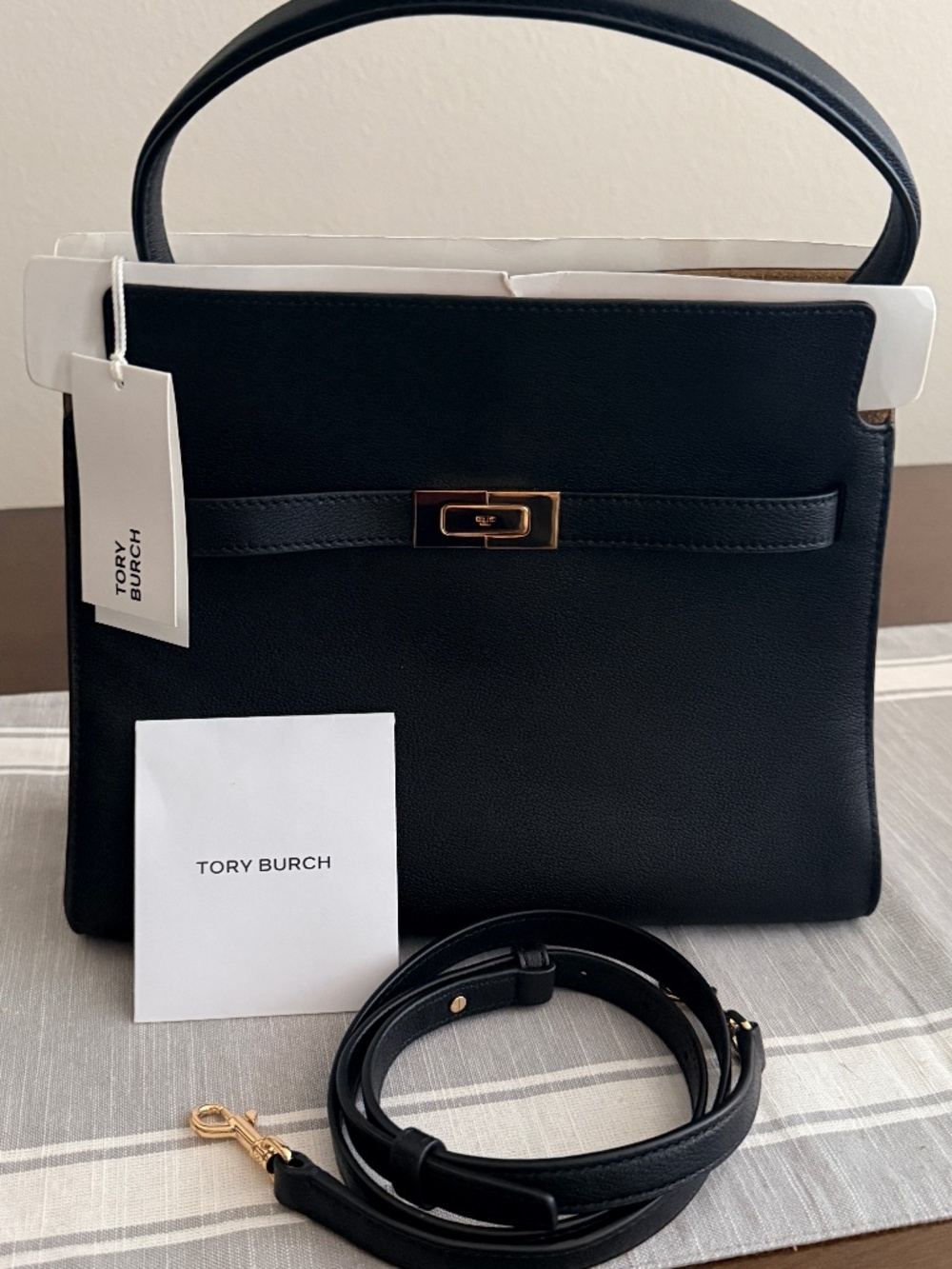 Tory Burch Lee Radziwill Double Bag - Picture 1 of 12